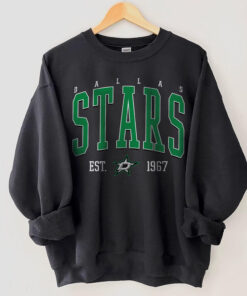 Dallas Stars Sweatshirt, Dallas Stars Hockey Shirt, Retro Dallas Stars Hockey Shirt, Retro Dallas Ice Hockey Sweater, Hockey Fan Gifts