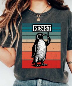 Funny Penguin Resist Shirt