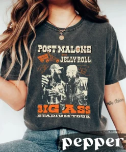 Post Malone Jelly Roll Concert Tour Shirt / Posty Beautifully Broken Rapper Tee Men Women Posty Tour Shirt Concert Tour Tee / Jelly Roll Shirt