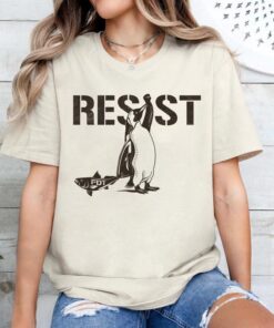 Penguins Against Tariffs Shirt Funny Anti Trump Tshirt Fashion Cotton, Full Colors, Full Sizes, For Men, For Women