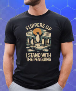 Penguins Resist Shirt, Flippers Up T-shirt