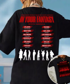 Ateez 2025 World Tour in Fantasy T-shirt, Ateez Golden Hour Part 2 Shirt, Ateez World Tour 2025 Shirt, Ateez Members Kpop Shirt