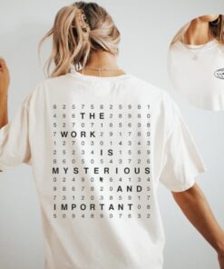 Lumon Industries Severance Shirt, Lumon Shirt, Lumon TShirt The Work Is Mysterious And Important Shirt Severance Gift