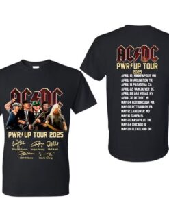 Acdc Power Up 2025 Shirt, Acdc Band Unisex Shirt, Pwr Up Tour Gift For Fan, Acdc tour 2025 shirt
