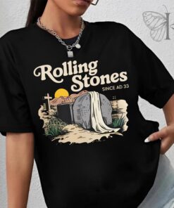 He Is Risen Sublimation Shirt, Rolling Stones Shirt, Retro Since AD 33 Shirt Shirt