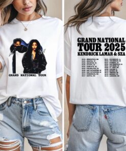 Grand National Tour T Shirt , Hip Hop Music Merch, Kendrick Lamar SZA Grand National Tour 2025 Shirt