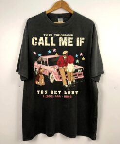 Call me if you get lost Tyler Vintage, Graphic Unisex Tee Hip Hop Tee, Crea.tor Rapper Gift, Tyler gift fan, Flower Boy Shirt, Gift for Fans