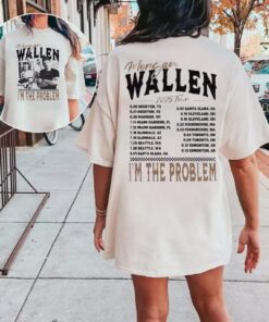 Morgan I'm The Problem Tour 2025 T-Shirt, Wallen Concert 2025, Mor-gan Wallen Fan Shirt, Mor-gan Wallen Merch, Country Music Tee
