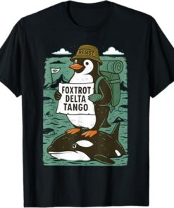 Resist Penguin Activism Graphic T-Shirt