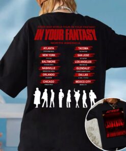 Ateez 2025 World Tour in Fantasy T-shirt, Ateez Golden Hour Part 2 Shirt, Ateez World Tour 2025 Shirt, Ateez Members Kpop Shirt