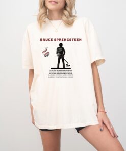 Bruce Springsteen T-shirt, Tour 2025 Concert Tee, Unisex Band Shirt, Street Band The Boss T shirt ,Springsteen Fan Gift, Vintage Tour Shirt