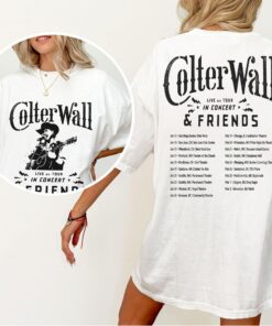 Colter Wall Tour T-shirt Sweatshirt Hoodie – & Friends Concert Crewneck – Country Music Fan Merch