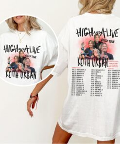 Comfort Colors® Keith Urban High And Alive Tour 2025 Shirt, Keith Urban 2025 Concert, Keith Urban Fan Shirt, Keith Urban Merch Shirt