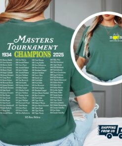 The Masters Golf Tournament Comfort Colors Shirt, Augusta Masters Golf Shirt, Golf Lover Tee, Golf Champions 2025 Shirt Men