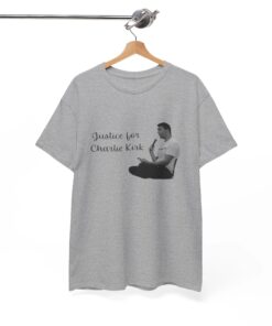 Justice for Charlie Kirk Shirt, Support Tee, Christian T-Shirt, Faith Based Unisex Tee, Human Rights Shirt, Activist Shirt,Charlie Kirk Tee