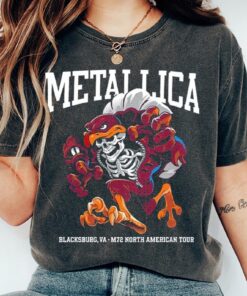 Metallica M72 Virginia Tech At Lane Stadium Blacksburg VA May 7th 2025 T- Shirt, Trendy Streatwear Gift