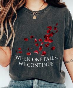 When One Falls We Continue Shirt, Clair Obscure Expedition 33 Tee, Video Game Hoodie, Expedition 33 Quote Hoodie, Expedition 33 Merch