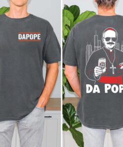 Funny Da Pope T-Shirt, Funny Chicago Hot Dog & Beer Graphic, Bold Statement Tee for Urban Vibes