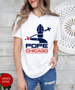Pope Chicago Unisex T-Shirt, Pope Robert Prevost Shirt,Religious Tee,Pope Shirt, Jesus T-Shirt Gift, Christian Graphic Tee