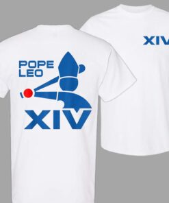Da Pope Leo XIV Baseball 2 Side T-Shirt , Trendy Graphic Unisex T-Shirt , Bold Statement Tee for Urban Vibes