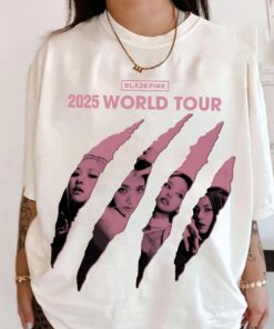Blackpink Retro Vintage Shirt, Blackpink 2025 World Tour, Blackpink Shirt, Blackpink Jennie, Jisoo, Rose, Lisa Shirt, KPOP Blackpink Shirt