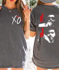Vintage XO The Weeknd Double-sided T-Shirt, The Faded Heavyweight Unisex Apparel, The Weeknd Shirt Vintage Washed Look R&B Tee Street Styler