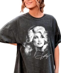 Vintage Dolly Parton T-Shirt, Retro Music Fan Tee, Graphic Music Tshirt Casual Round Neck