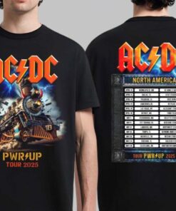 Acdc Power Up 2025 T-shirt, Acdc Band Unisex Shirt, Pwr Up Tour Gift For Fan, Music Lover Shirt For Men, 2025 Rock Music Tee