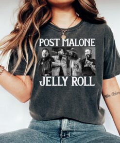 Post Malone Jelly Roll Concert Tour Shirt, Posty Beautifully Broken Rapper Tee Men Women Posty Tour Shirt Concert Tour Tee, Jelly Roll Shirt