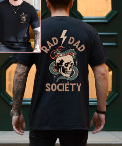 Rad Dad Society T-Shirt, Cool Dad Club, Dad Life Tee, First Fathers Day Present, Dad of Girls, Papa Of Boys, Gift For Husband, Daddy T-shirt