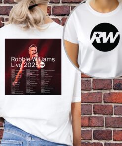 Robbie Williams Live 2025 Tshirt, Concert Live 2025 Tshirt, Robbie Williams Tour T-shirt, Robbie Williams Party Tshirt, Concert T-Shirt, U25