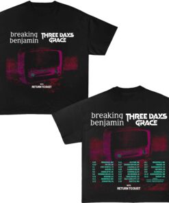Three Days Grace Breaking Benjamin 90s Vintage Shirt, Breaking Benjamin 2025 Tour Shirt, Breaking Benjamin Fan Shirt