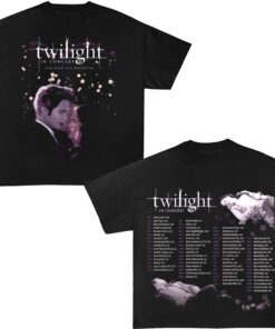 Twilight Tour 2025 Shirt, Twilight in Concert T-shirt, Gift For Book Lover Twilight Saga Comic Retro, Vampires Wolves Romance shirt