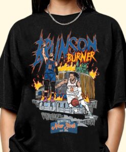 Vintage 90s Jalen Brunson Unisex Shirt, Retro Comics Style Jalen Brunson New York Basketball Team Shirt, Basketball Legend Tee