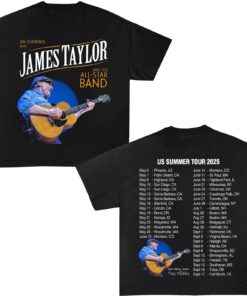 James Taylor Summer Tour 2025 Shirt, James Taylor 2025 Concert, James Taylor Fan Shirt, James Taylor Merch, James Taylor 90s Vintage Shirt