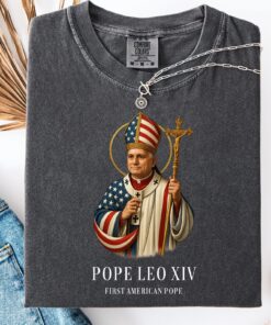 Pope Leo XIV Shirt, New Pope Shirt, American Pope Shirt, Faith Shirt, Catholic Gift, Robert Francis Prevost Shirt, Christian Shirt, USA Pope