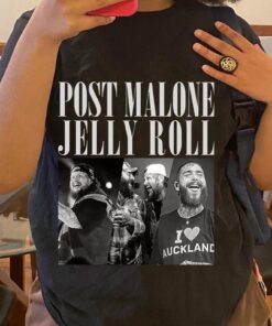 Graphic Post Malone Jelly Roll shirt, Jelly Roll Concert shirt, Post Merch, Posty Shirt, Western Graphic Tee, Country Music Tour shirt