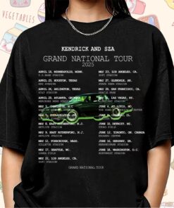 Kendrick SZA Grand National Tour Shirt 2025 Concert Tee, Hip Hop Music T-Shirt, Rap Fan Gift, Tour Dates Graphic Tee