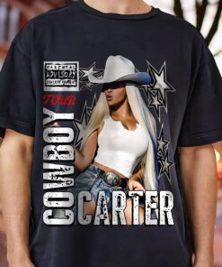 Cowboy Carter Concert T-Shirt – Western Music Tour Tee, Retro Country Fan Shirt
