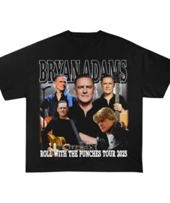 Bryan Adams Tour 2025 Double Sided Unisex T-Shirt