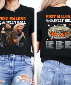 Post Malone Jelly Roll Vintage Shirt ,Posty 2025 Tour, Jelly Roll Shirt, Posty Tour Merch,Country music shirt
