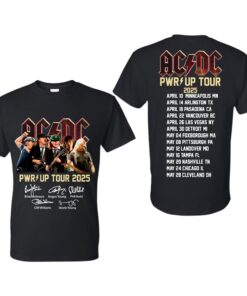 Acdc Power Up 2025 T-shirt, Acdc Band Unisex Shirt, Pwr Up Tour Gift For Fan, Music Lover Shirt For Men, Rock Music Tee