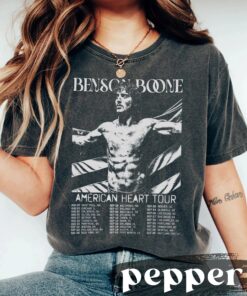 Vintage Benson Boone Shirt, Benson Boone Merch, Benson Boone Concert Shirt, America Heart Tour Shirt, Benson Boone Tour Shirt