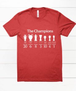 Liverpool Champions Wall Shirt, The Champions Liverpool Soccer Shirt, Liverpool Fan Gift, Football Tee
