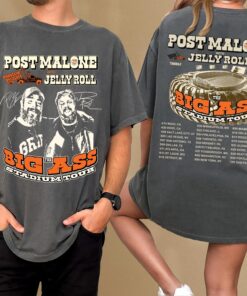 Post Malone Tour Shirt, Post Malone Shirt, Big Ass Stadium Tour, Posty 2025 Tour, Jelly Roll Tour, Posty Tour Merch Shirt, Concert Shirt