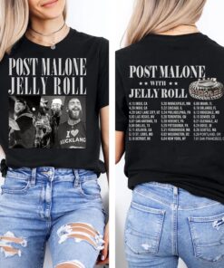 Post Malone Jelly Roll Shirt Shirt, Jelly Roll Concert Tshirt, Post Merch, Posty Shirt