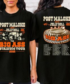 Post Malone Jelly Roll Shirt, Country Concert Tee, Posty Merch, Jelly Roll Tour T-Shirt, Western Graphic Tee, Music Festival Outfit