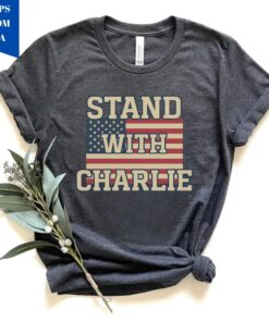 Stand With Charlie Kirk Shirt, Free Speech Support Tee, Vintage College Political Shirt, Conservative Statement Sweatshirt, America Freedom