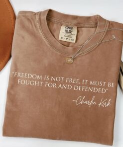 Freedom is not free shirt, A True Patriot Charlie Kirk , Pray for Charlie Kirk Shirt, Charlie Kirk Assassination Shirt, Freedom Shirt