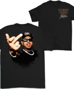 Chris Brown Vintage Middle Finger Vintage Unisex Shirt, Concert 2025 Shirt, Chris Brown Breezy Bowl XX Graphic Tee, Music Y2k TShirt